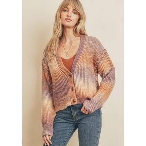 COPY - Desert Ombre Chunky Braid Cardigan, Dress Forum. NWT